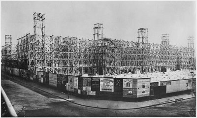 Construction of the Opera, Paris by Charles Marville